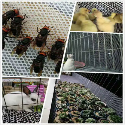 0.3/0.8/1.2Cm Hole Diameter Plastic Wire Net Garden Leakproof Mesh Pad Kids Safety Balcony Railing Stairs Protection Net Tools