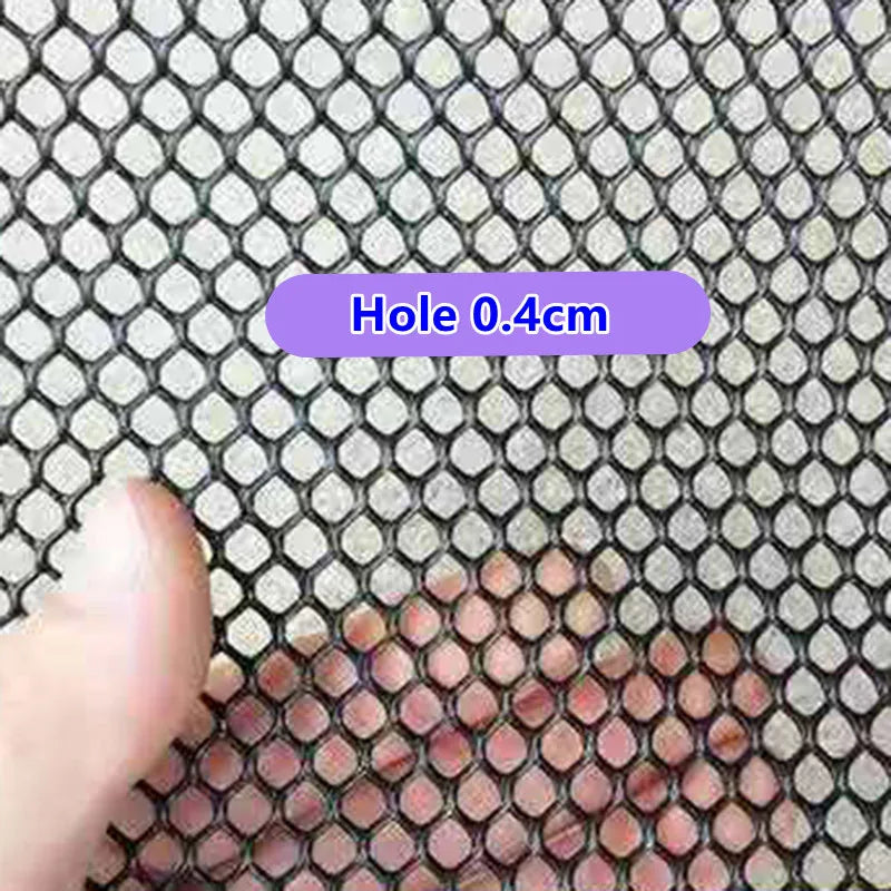 0.5M Width Black Balcony Cat Net Home Plastic Grid 0.4 0.8Cm Windows Net Child Safety Anti-Falling Stairs Protect Netting