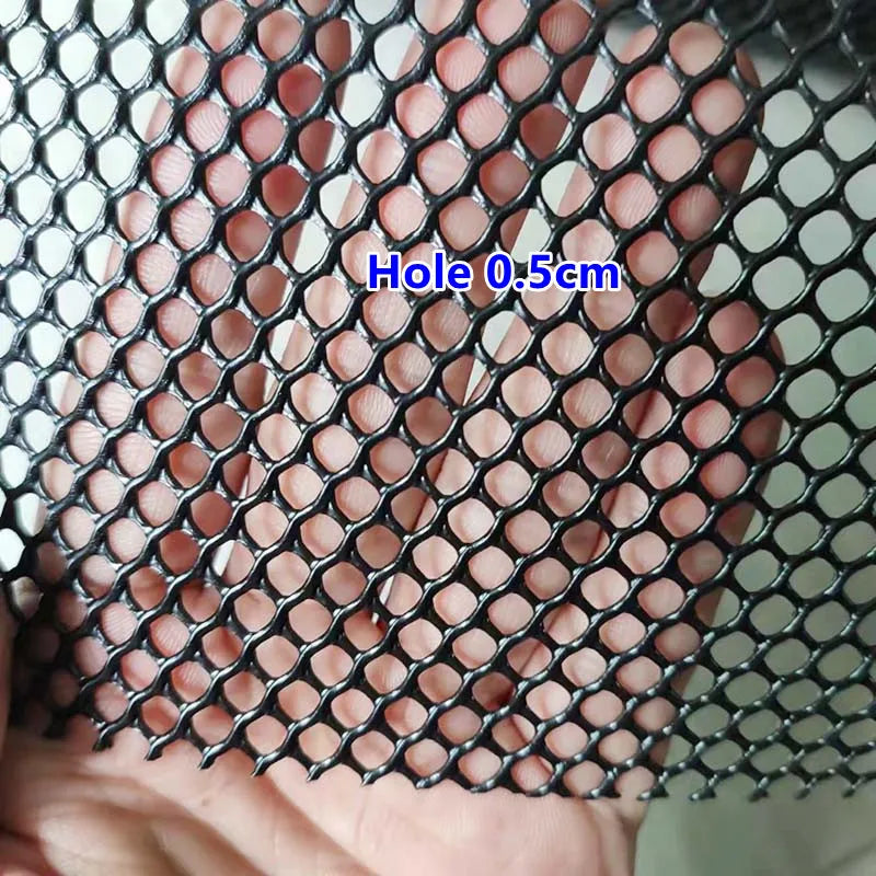0.5M Width Black Balcony Cat Net Home Plastic Grid 0.4 0.8Cm Windows Net Child Safety Anti-Falling Stairs Protect Netting
