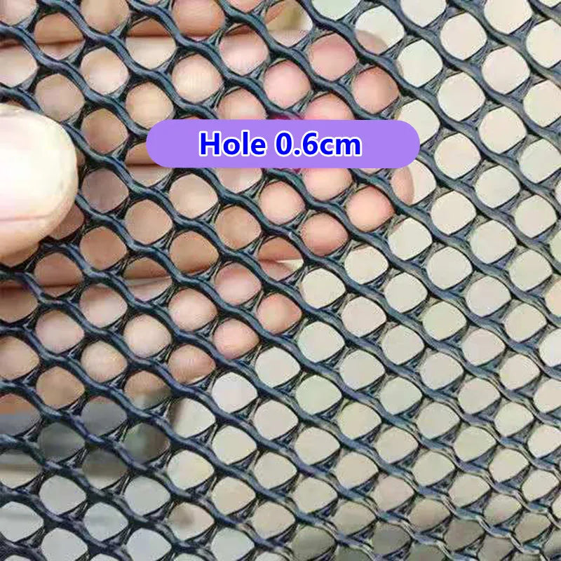0.5M Width Black Balcony Cat Net Home Plastic Grid 0.4 0.8Cm Windows Net Child Safety Anti-Falling Stairs Protect Netting