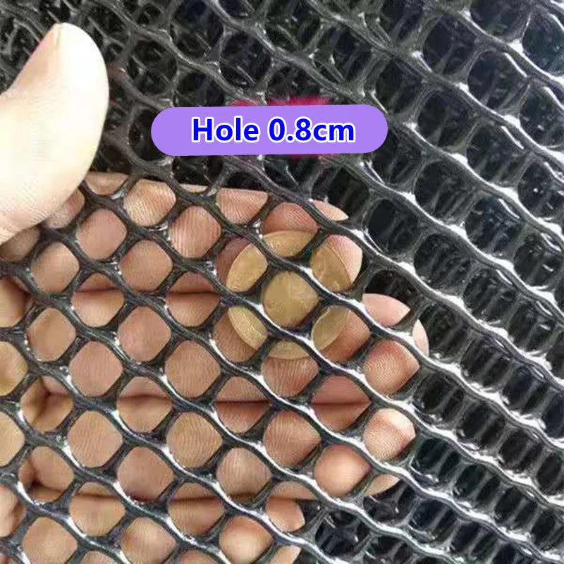 0.5M Width Black Balcony Cat Net Home Plastic Grid 0.4 0.8Cm Windows Net Child Safety Anti-Falling Stairs Protect Netting