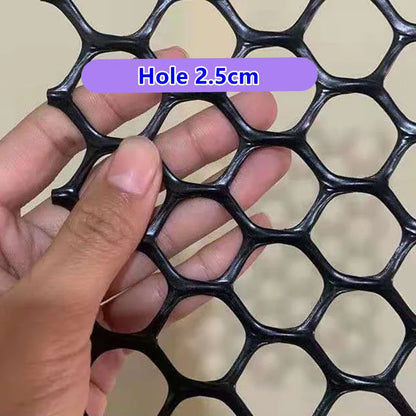0.5M Width Black Balcony Cat Net Home Plastic Grid 0.4 0.8Cm Windows Net Child Safety Anti-Falling Stairs Protect Netting