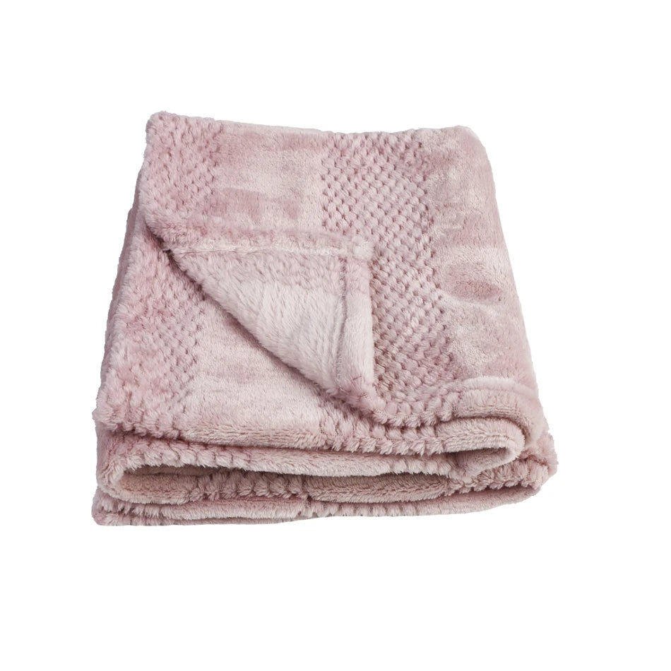 Pet Blanket Dog Fluffy Towel Blanket Fleece Sleeping Cover Towel Cushion for Dog Cats Mat Bed,Blanket for Beds Winter Warm